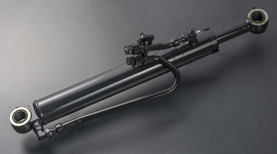 ホイルローダー用ステアリングシリンダ写真